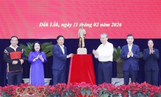 Tổng Bí thư Tô Lâm: Đắk Lắk phải xác lập vai trò đầu mối kết nối Tây Nguyên với Duyên hải Nam Trung Bộ